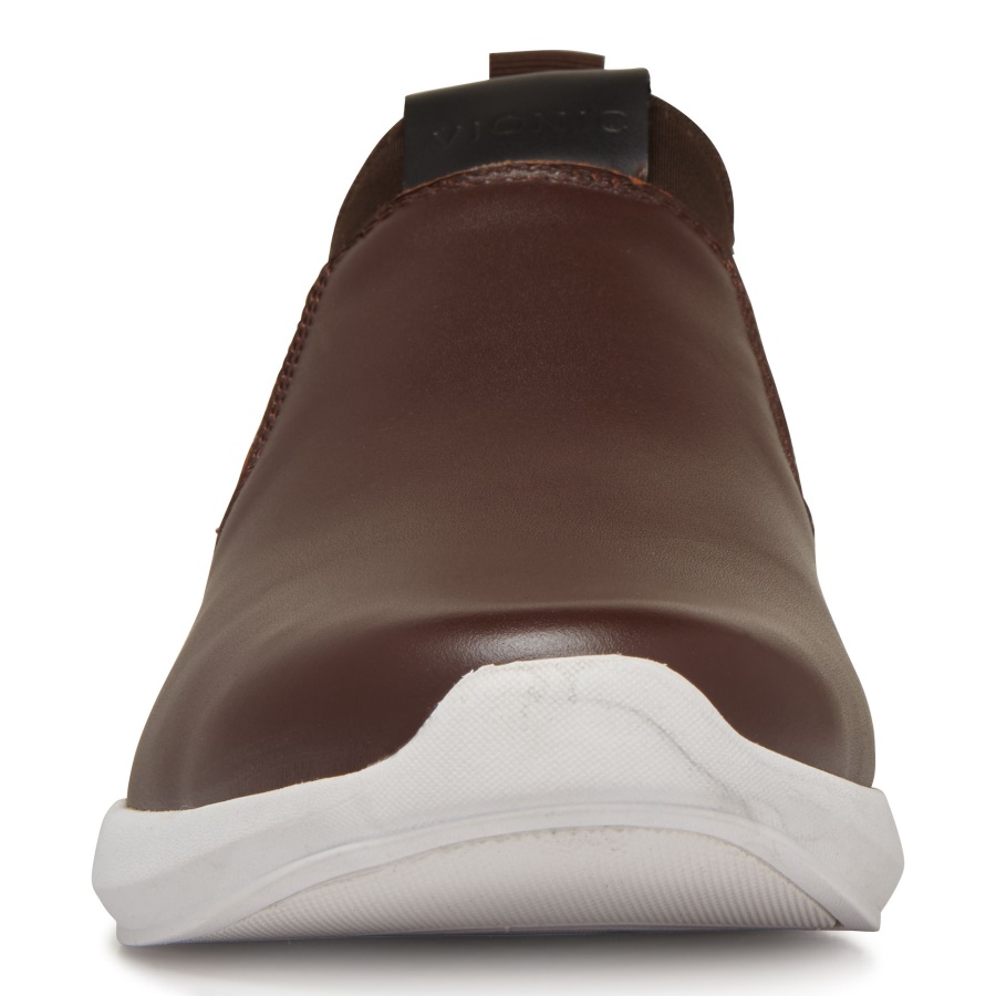Brown Vionic Curtis Slip On
