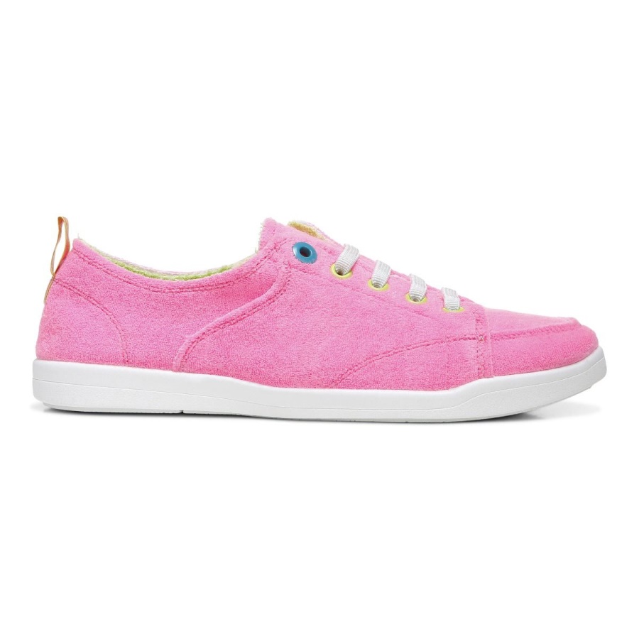 Bubblegum Terry Vionic Beach Pismo Casual Sneaker Terry