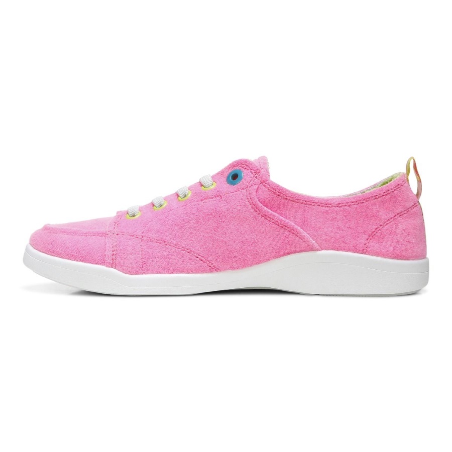 Bubblegum Terry Vionic Beach Pismo Casual Sneaker Terry