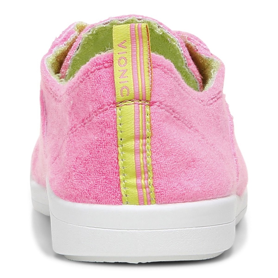 Bubblegum Terry Vionic Beach Pismo Casual Sneaker Terry