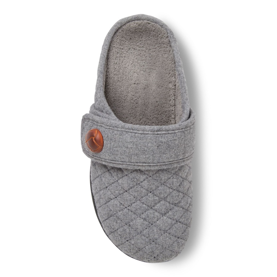 Carlin Slipper Light Grey Vionic