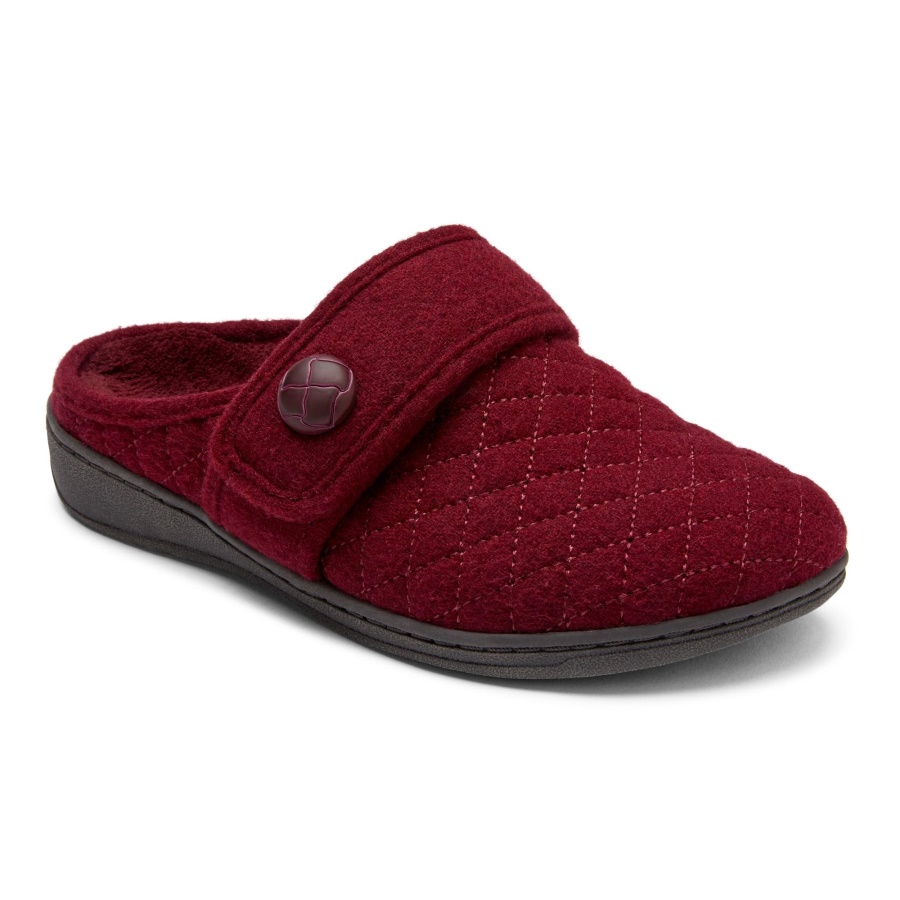 Carlin Slipper Wine Vionic
