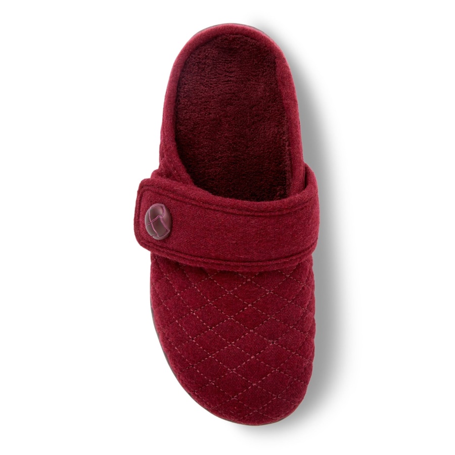 Carlin Slipper Wine Vionic