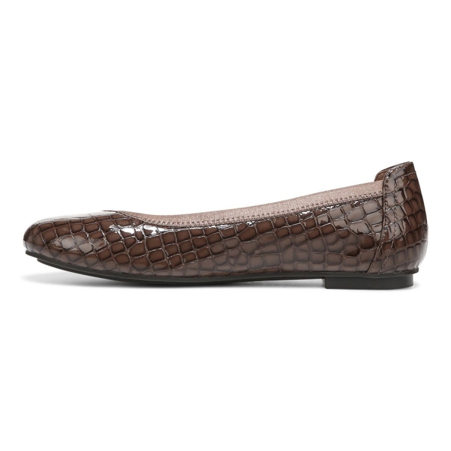 Caroll Ballet Flat Monks Robe Croc Vionic