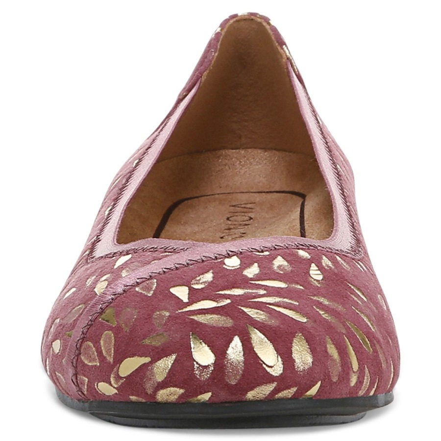 Caroll Ballet Flat Vionic Shiraz Suede
