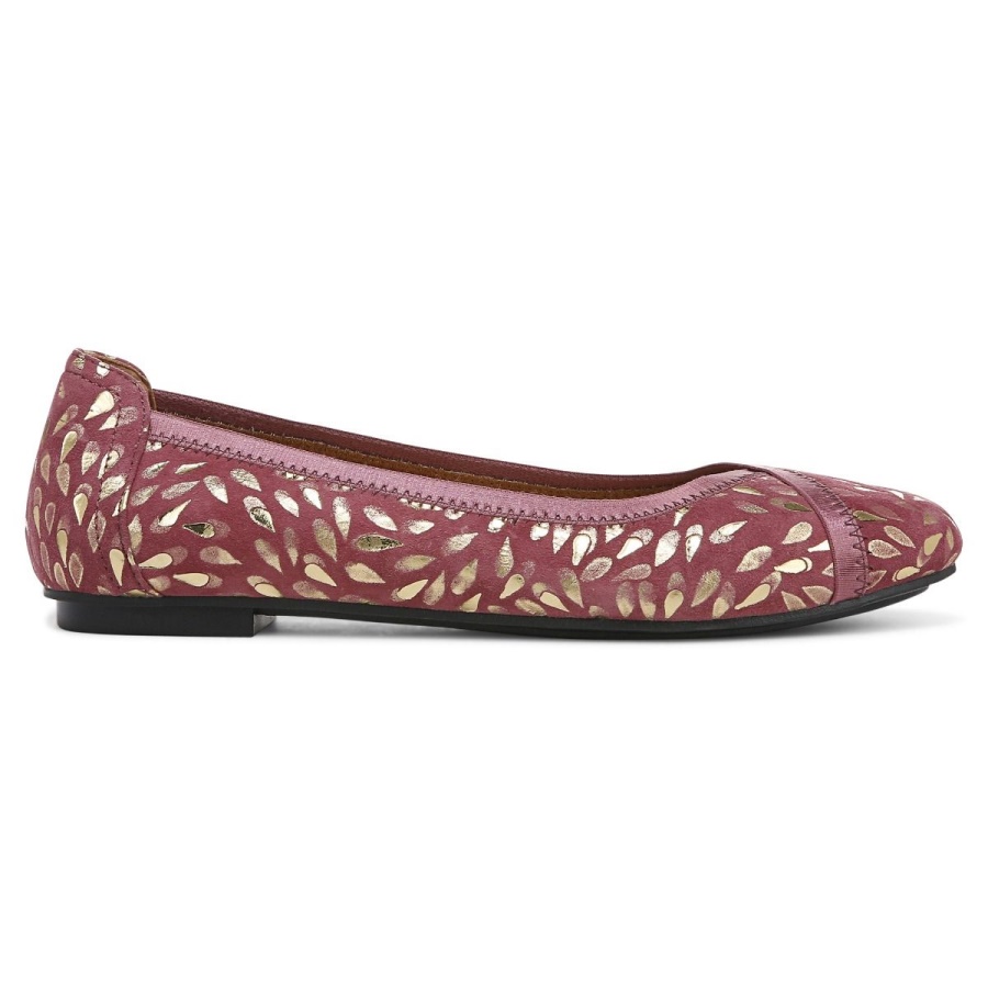 Caroll Ballet Flat Vionic Shiraz Suede