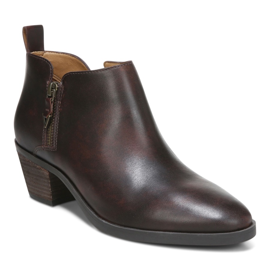 Cecily Ankle Boot Chocolate Vionic