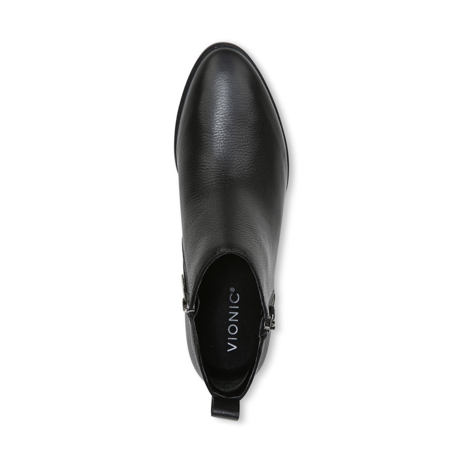 Cecily Ankle Boot Vionic Black Leather