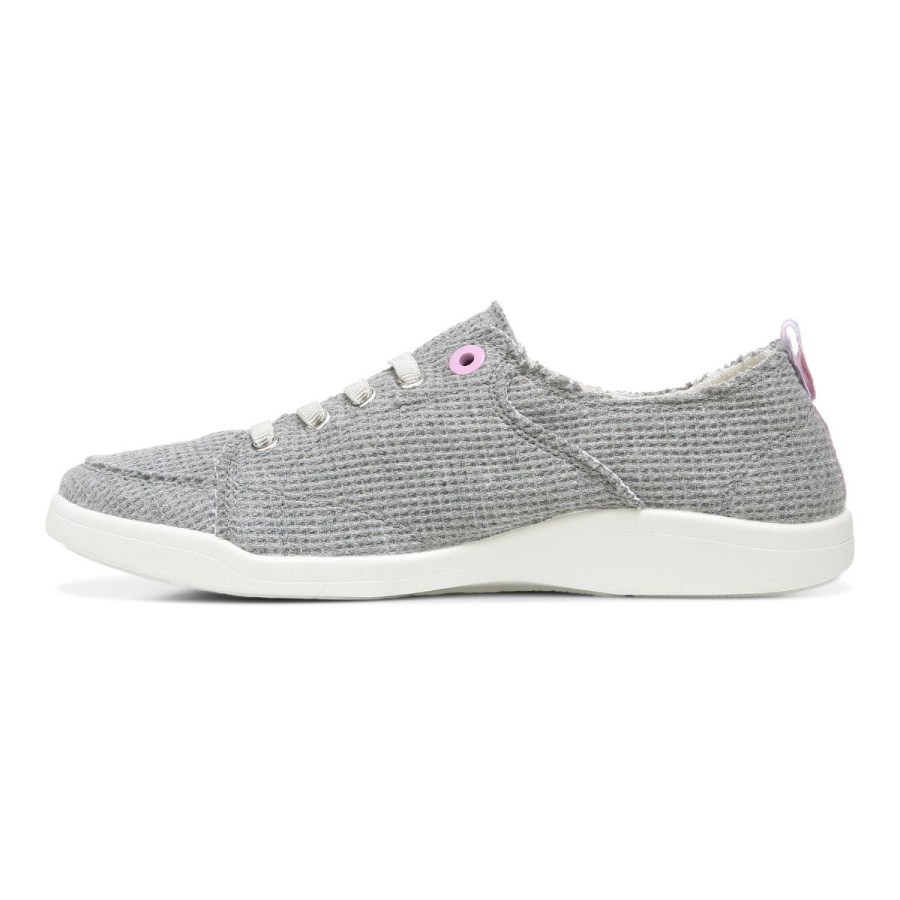 Charcoal Knit Vionic Beach Pismo Casual Sneaker Knit