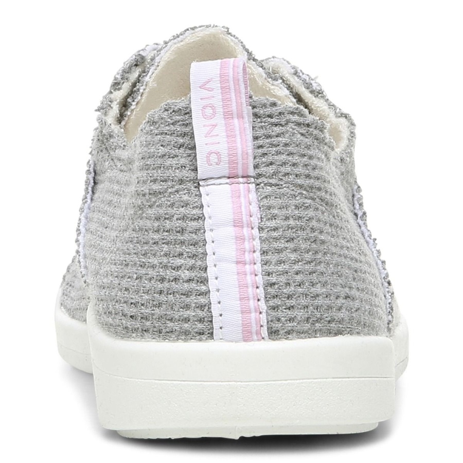 Charcoal Knit Vionic Beach Pismo Casual Sneaker Knit
