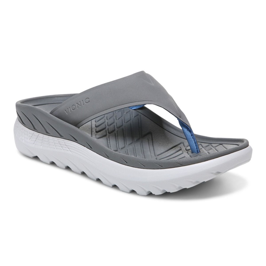 Charcoal Vapor Restore All Gender Recovery Sandal Vionic