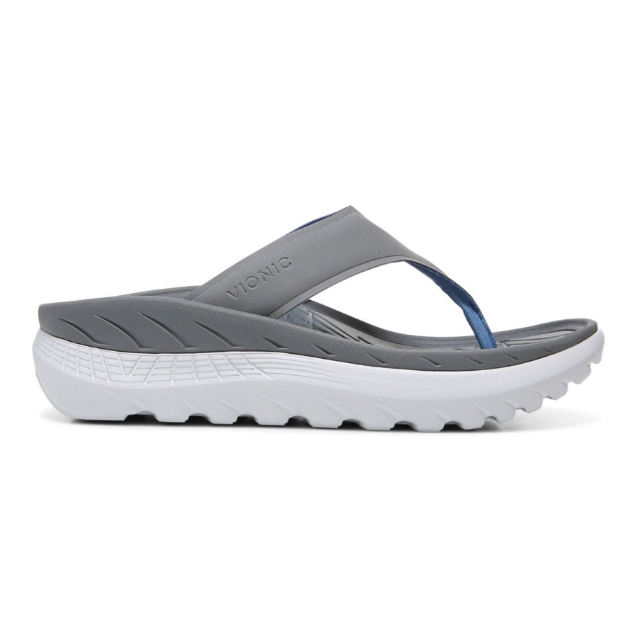 Charcoal Vapor Restore All Gender Recovery Sandal Vionic
