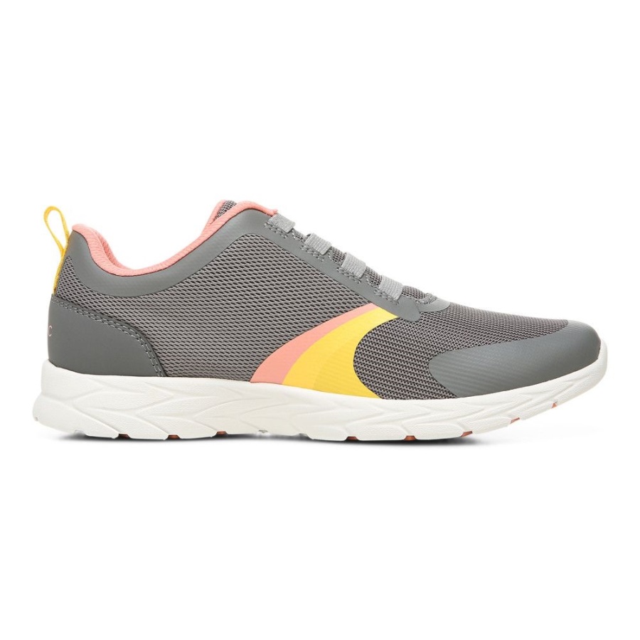 Charcoal Vionic Layla Slip On Trainer