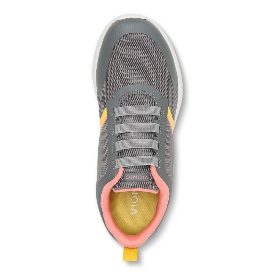 Charcoal Vionic Layla Slip On Trainer