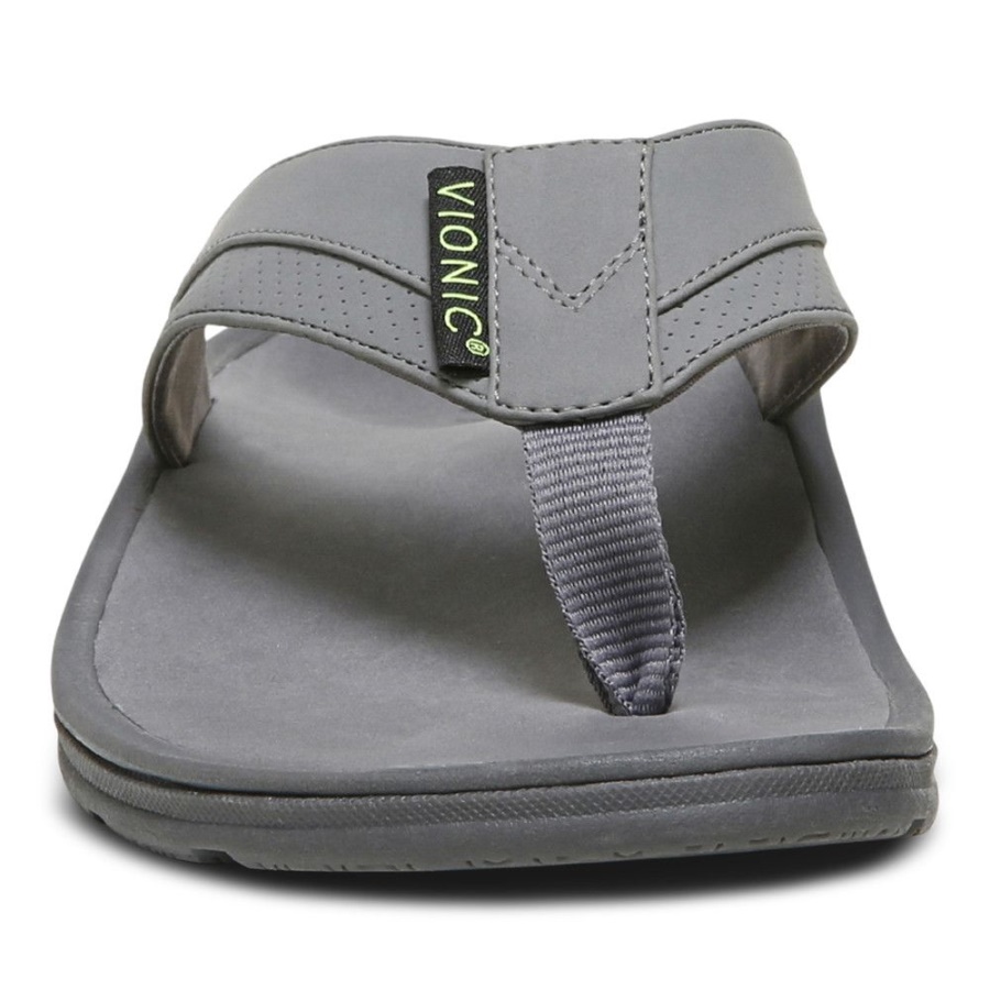 Charcoal Wyatt Toe Post Sandal Vionic