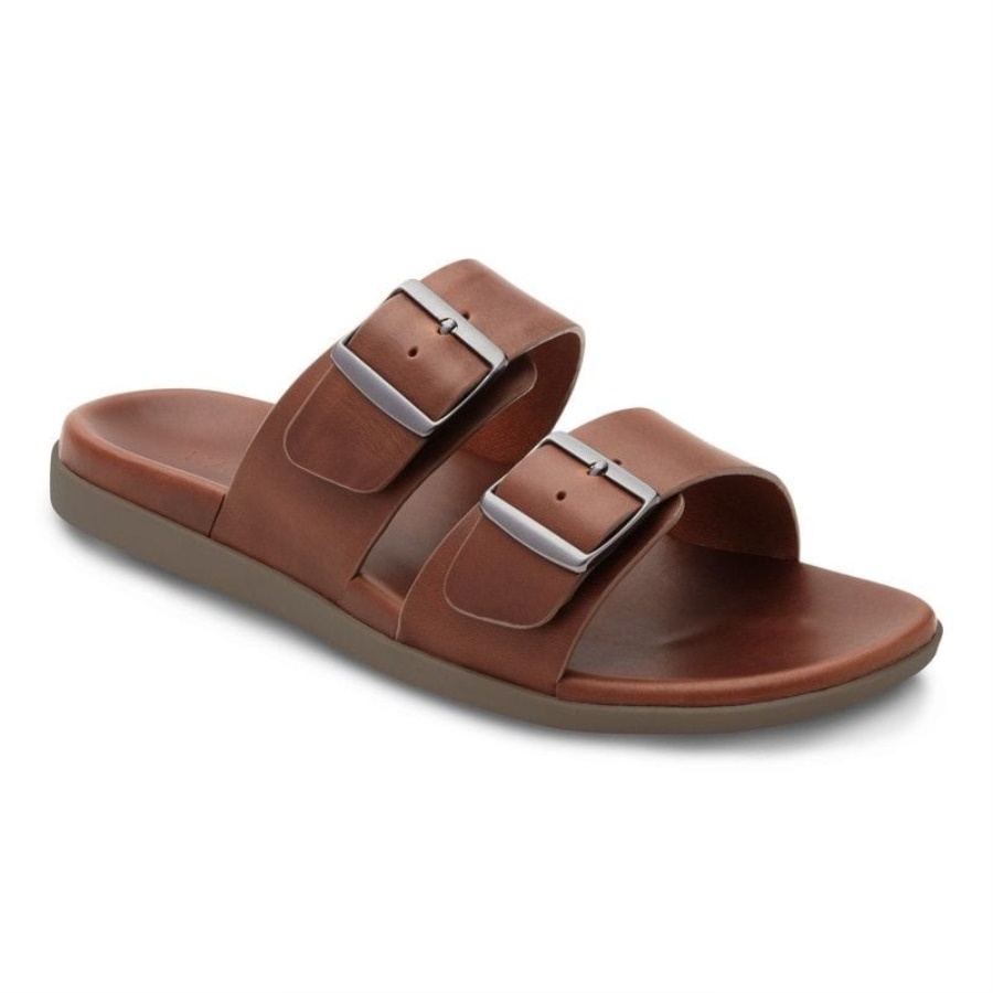 Charlie Slide Sandal Vionic Brown