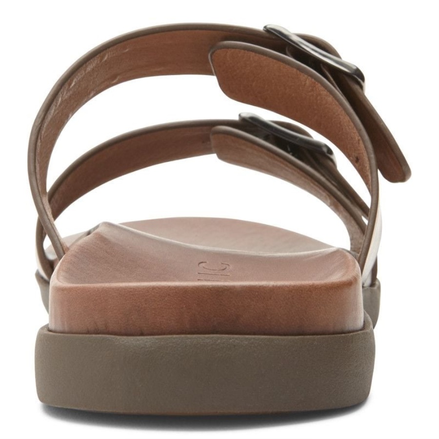 Charlie Slide Sandal Vionic Brown