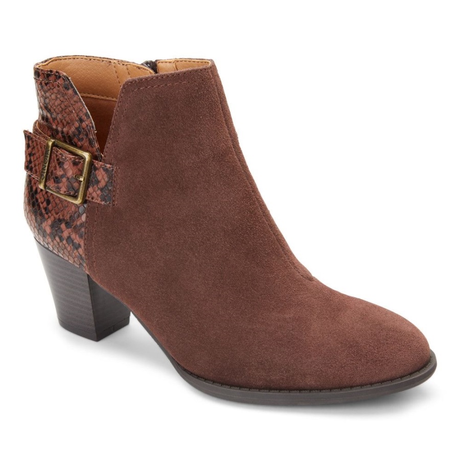 Chocolate Naomi Ankle Boot Vionic