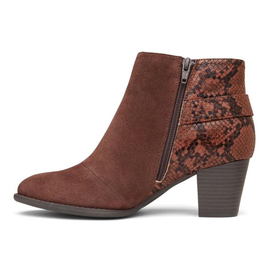 Chocolate Naomi Ankle Boot Vionic