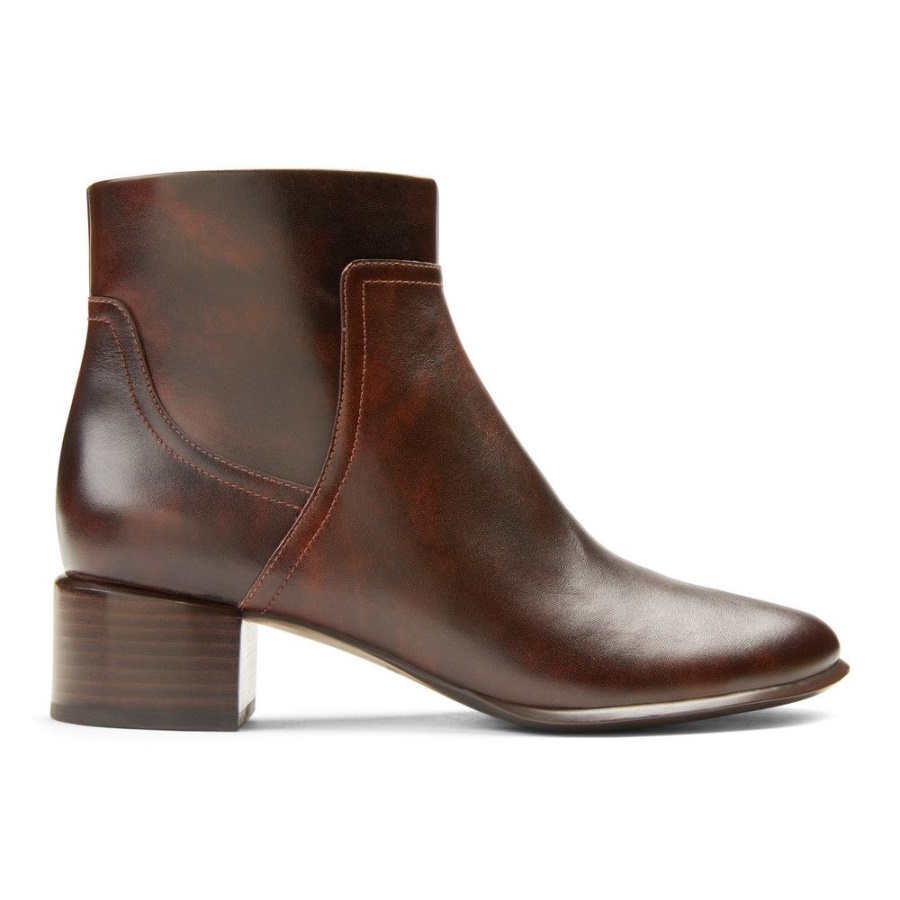 Chocolate Vionic Kamryn Ankle Boot