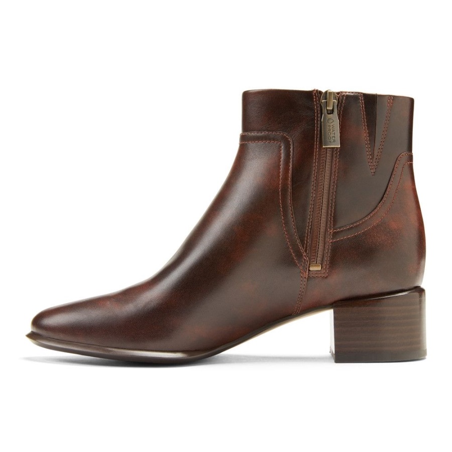 Chocolate Vionic Kamryn Ankle Boot