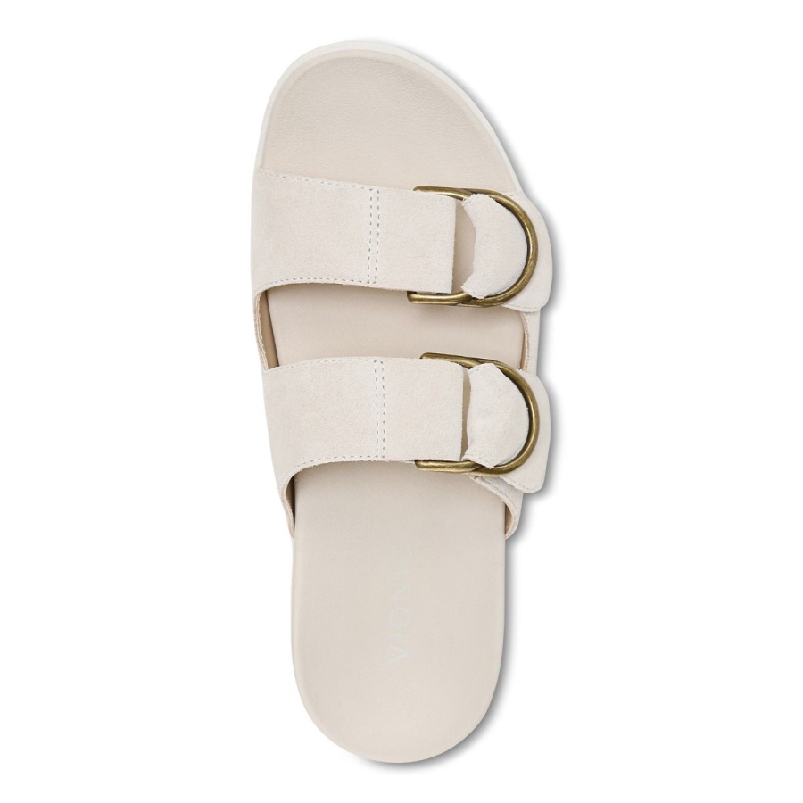 Corlee Slide Sandal Cream Vionic