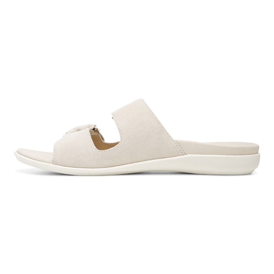 Corlee Slide Sandal Cream Vionic