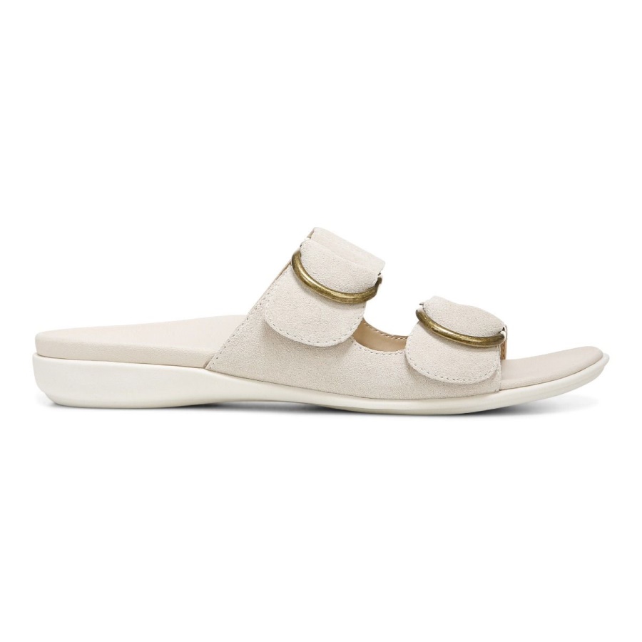 Corlee Slide Sandal Cream Vionic