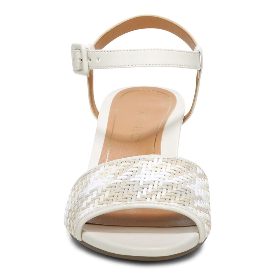 Cream Clarita Wedge Sandal Vionic