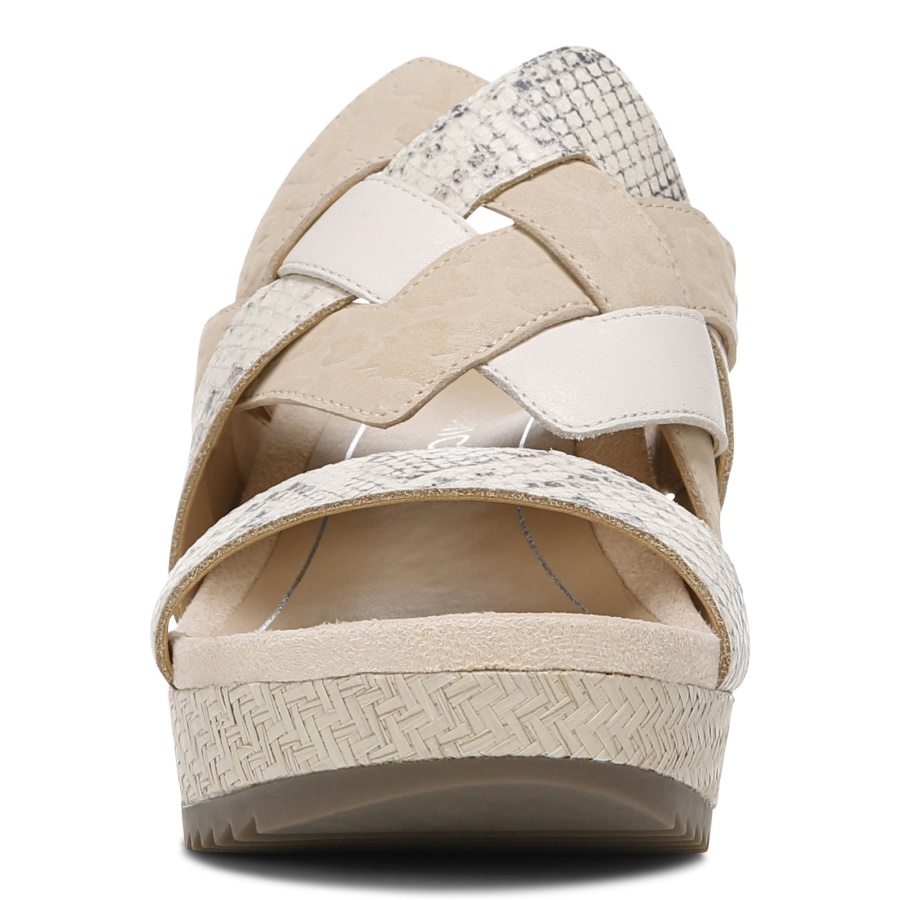 Cream Tara Wedge Sandal Vionic