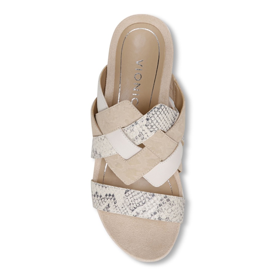 Cream Tara Wedge Sandal Vionic