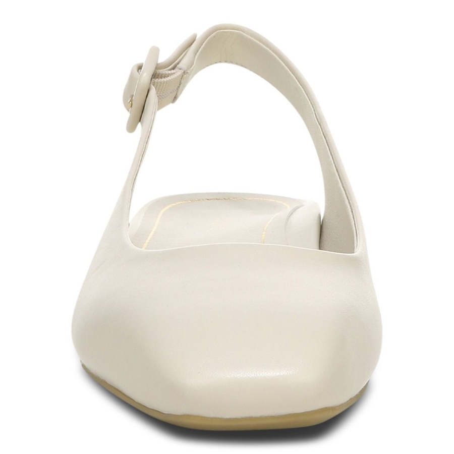 Cream Vionic Delphine Slingback Flat