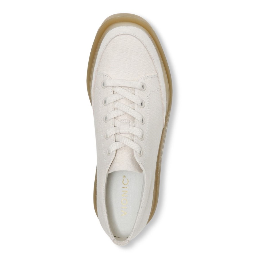 Cream Vionic Ezrie Platform Sneaker