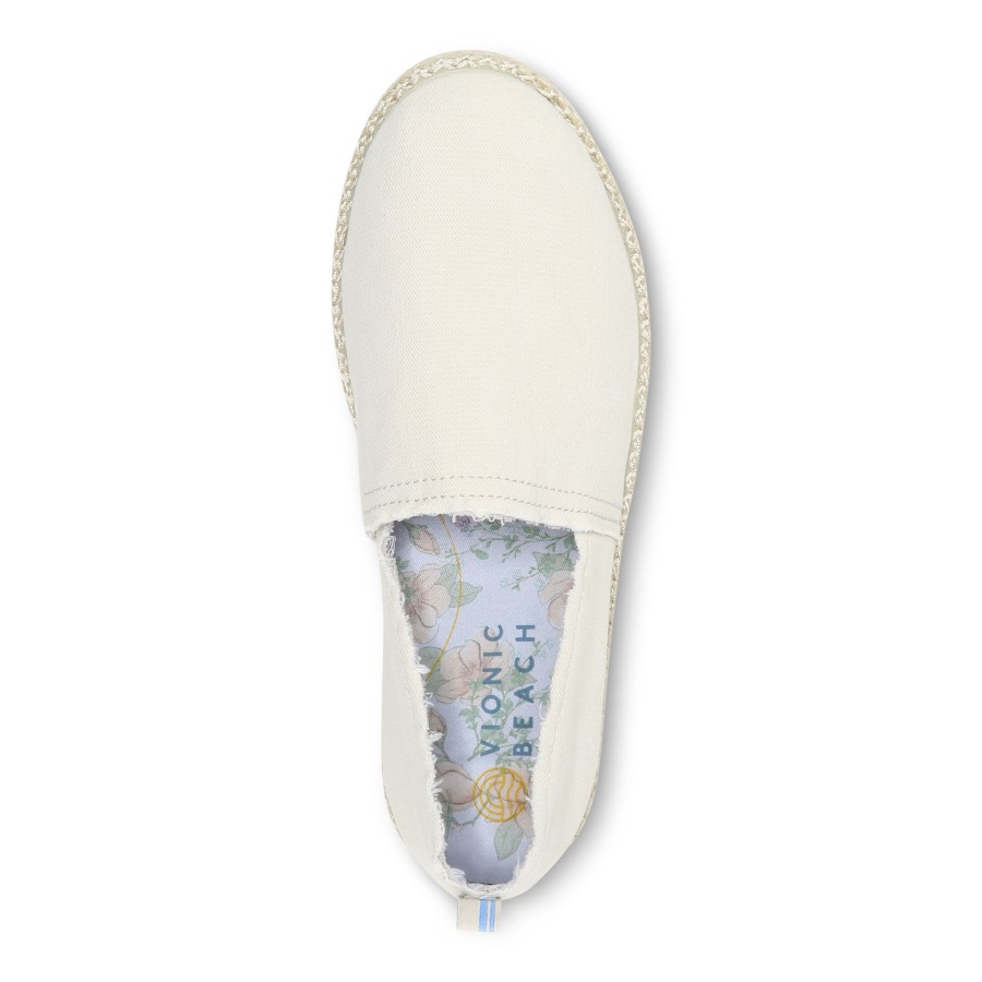 Cream Vionic Laguna Espadrille