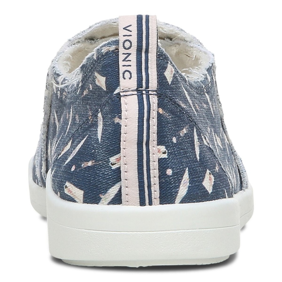 Dark Blue Beach Malibu Slip on Sneaker Fun in the Sun Vionic