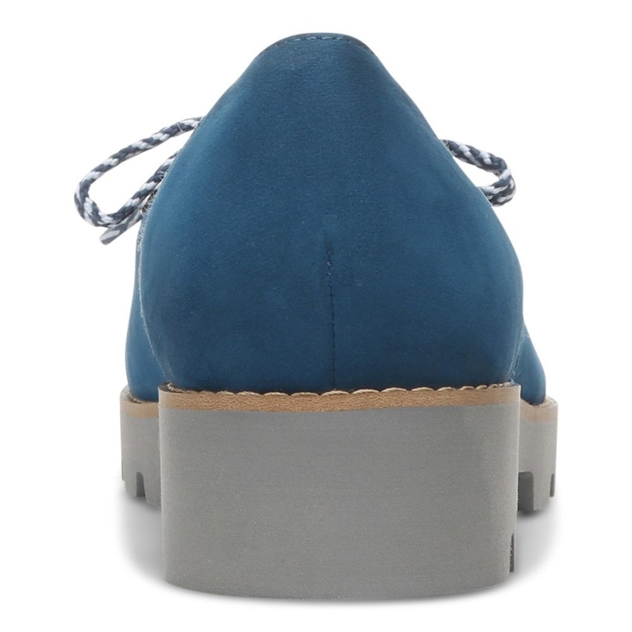 Dark Blue Vionic Teagan Lace Up Loafer