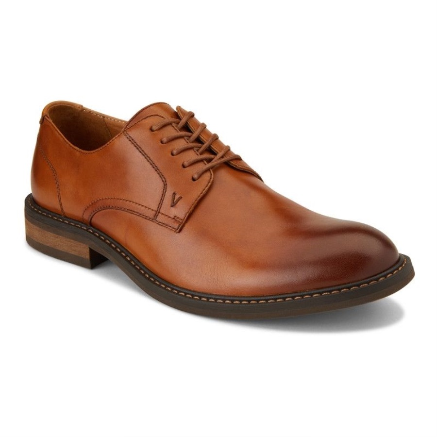 Dark Tan Vionic Graham Lace Up