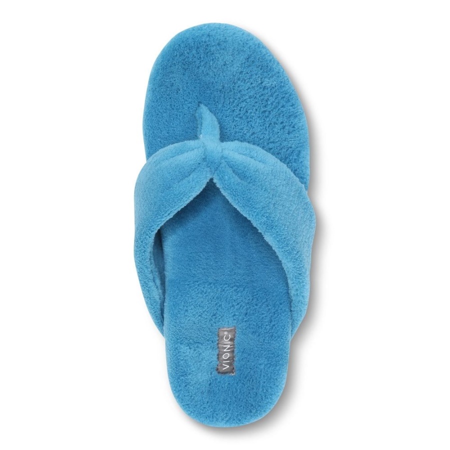 Deep Teal Vionic Lydia Slipper