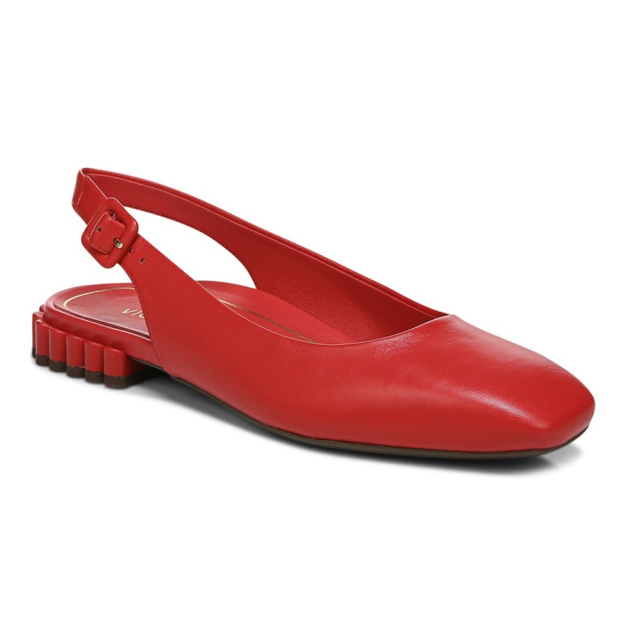 Delphine Slingback Flat Red Vionic
