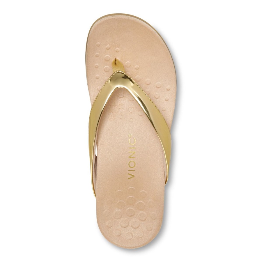 Dillon Toe Post Sandal Vionic Gold