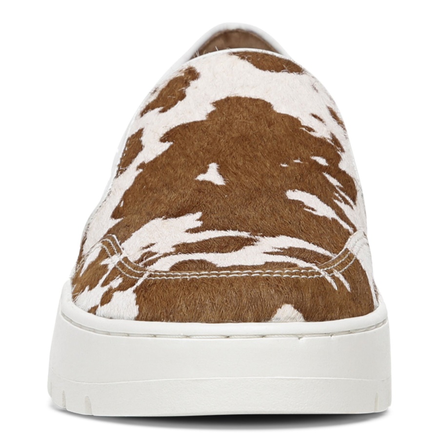 Dinora Slip On Brown Cow Print Vionic
