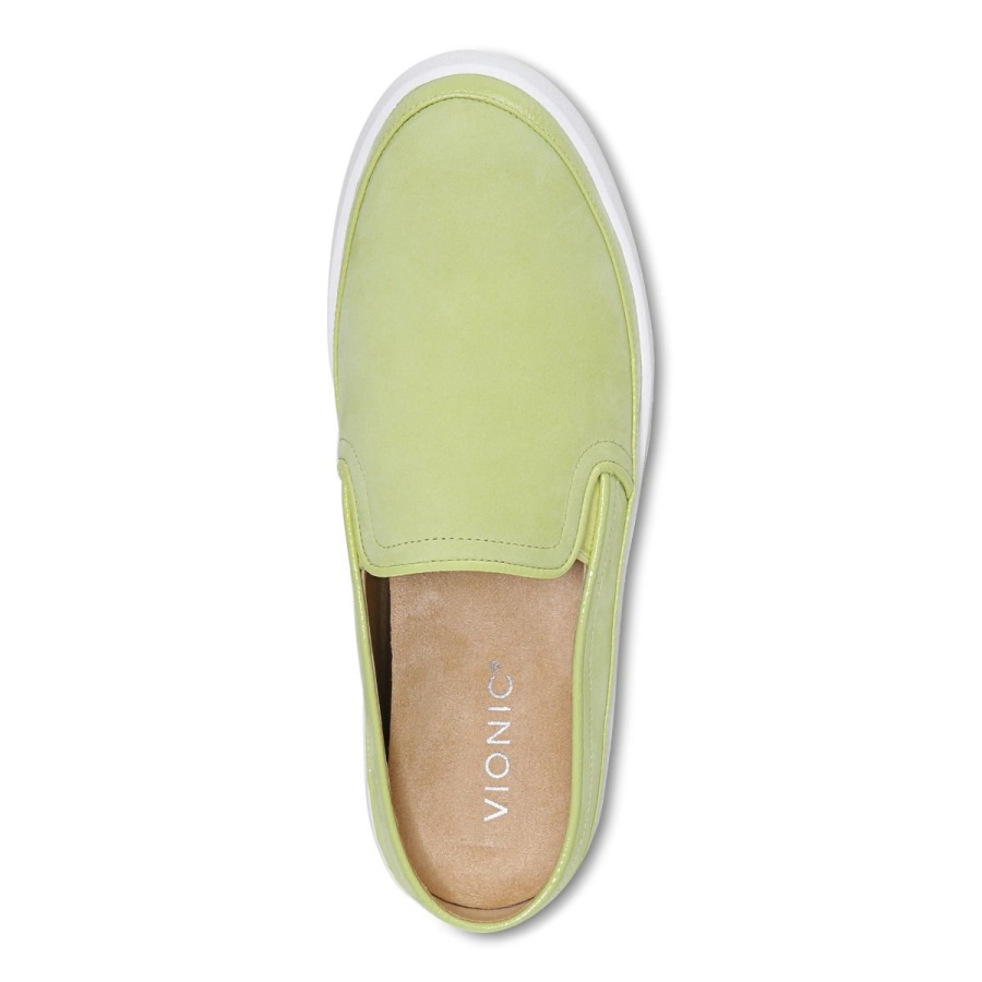 Effortless Slip on Sneaker Vionic Pale Lime