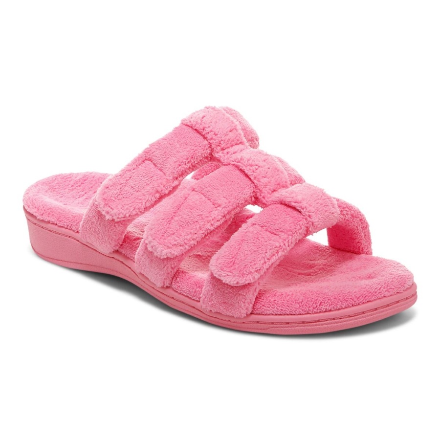 Electric Pink Snooze Slipper Vionic