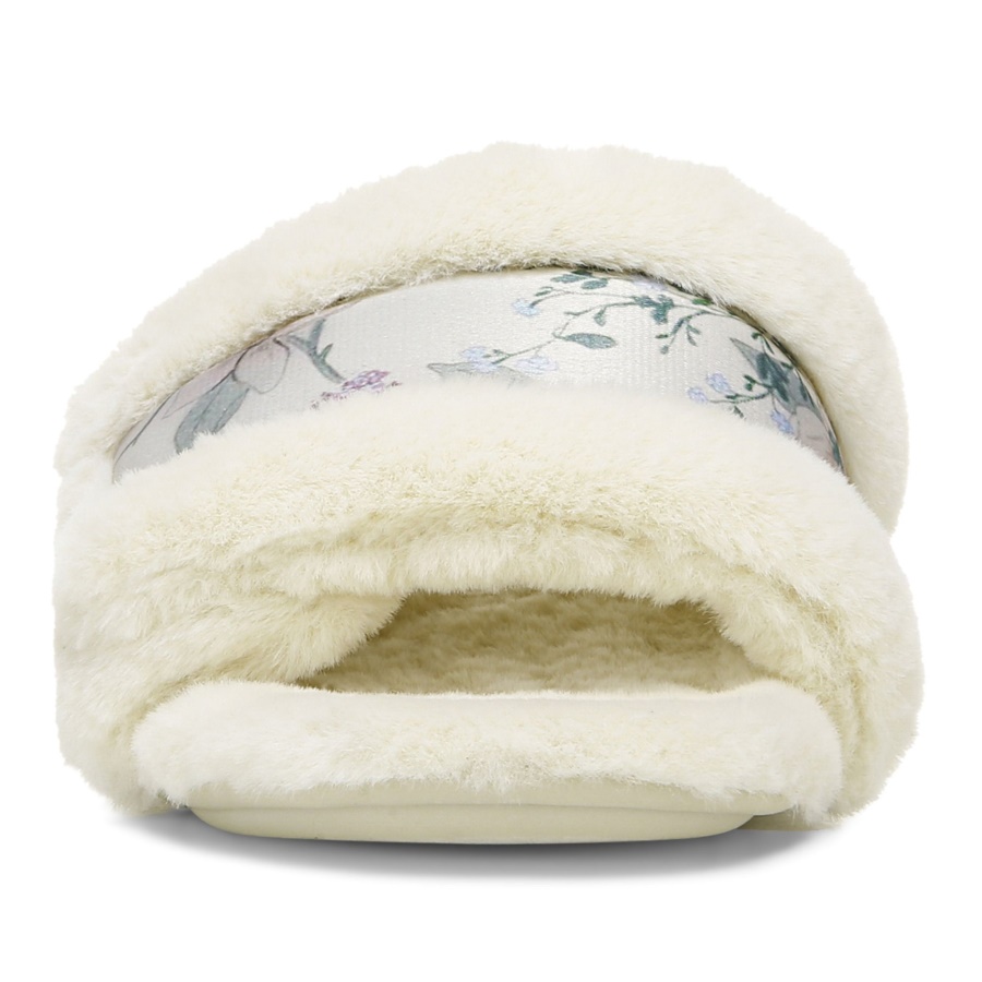 Erma Slipper Vionic Cream Botanical
