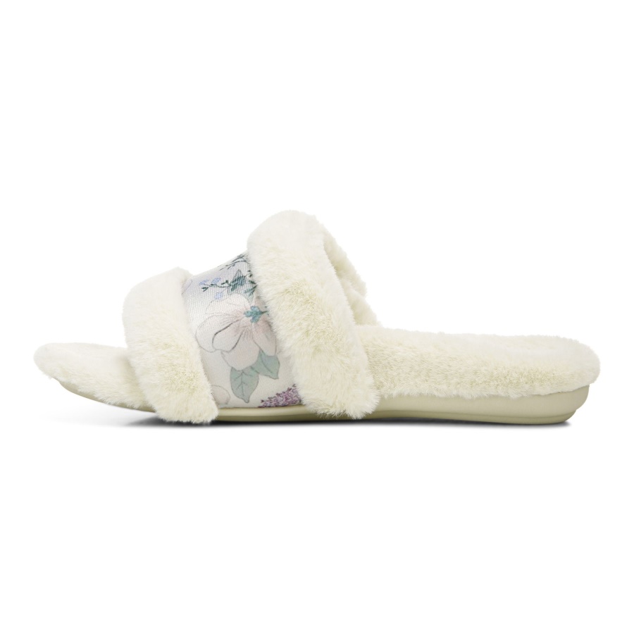 Erma Slipper Vionic Cream Botanical