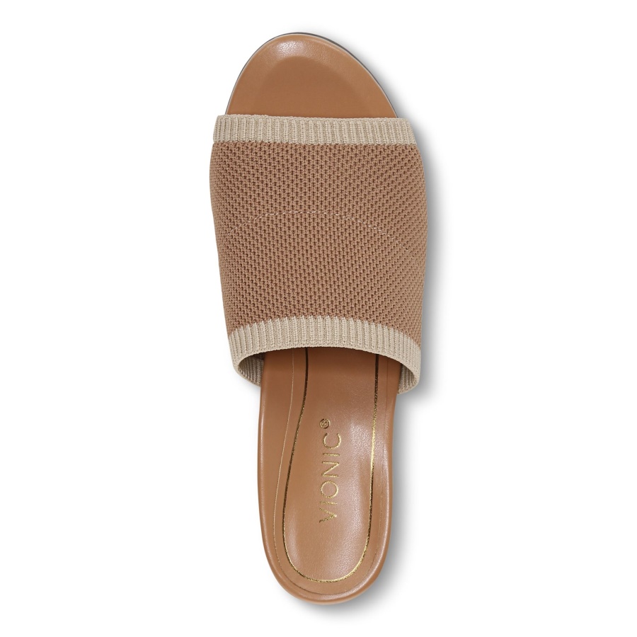 Fleur Heeled Sandal Toasted Nut Vionic