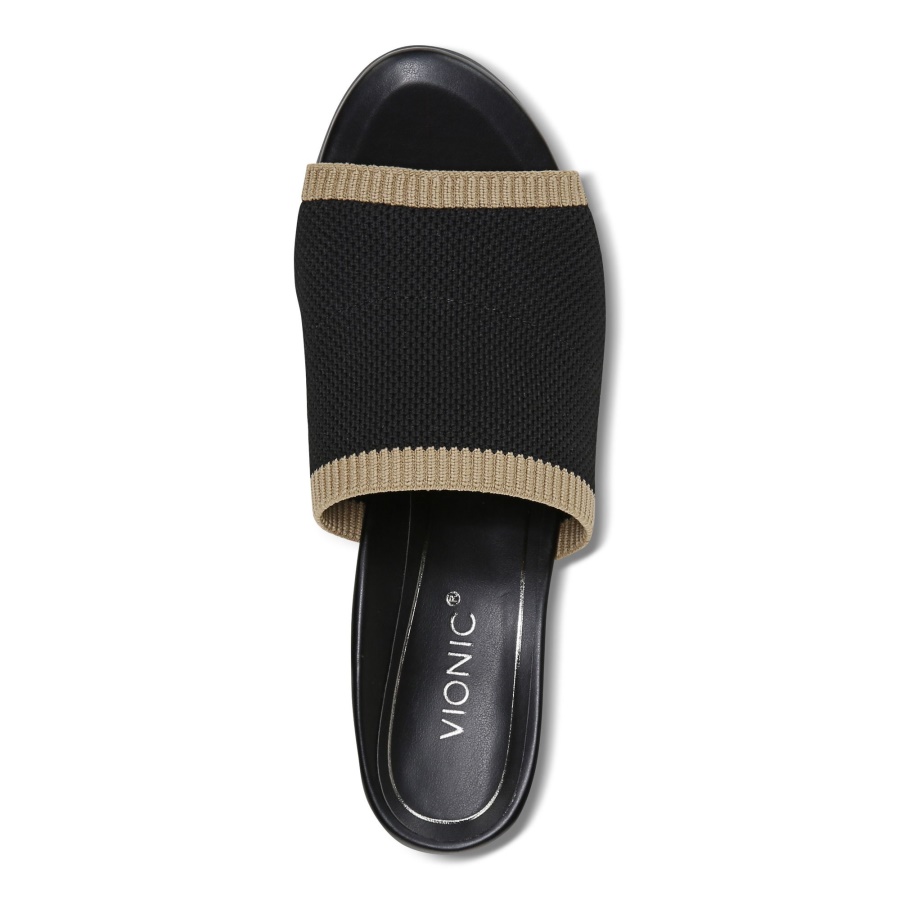 Fleur Heeled Sandal Vionic Black