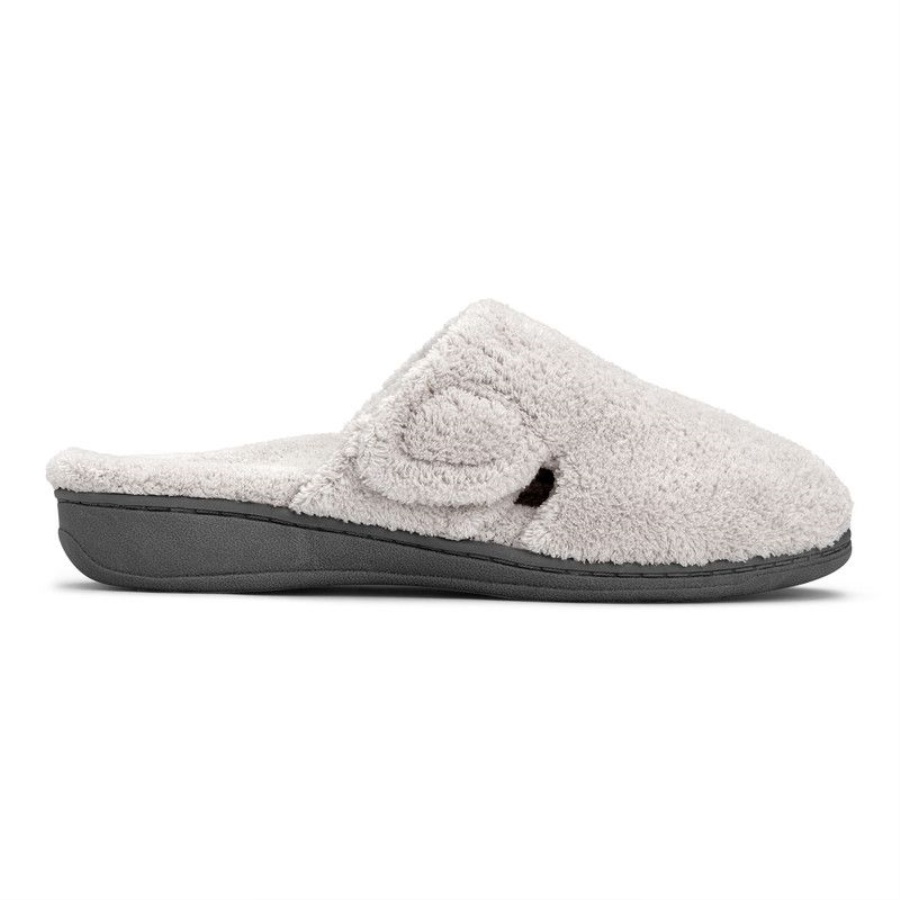 Gemma Mule Slippers Vionic Light Grey