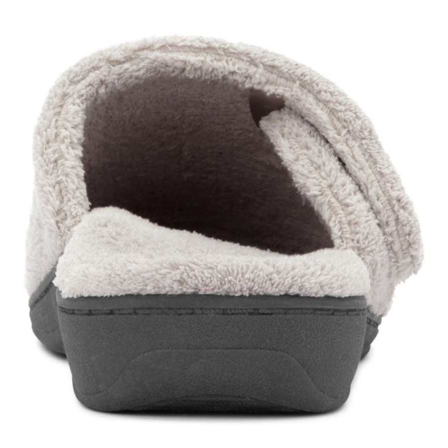 Gemma Mule Slippers Vionic Light Grey