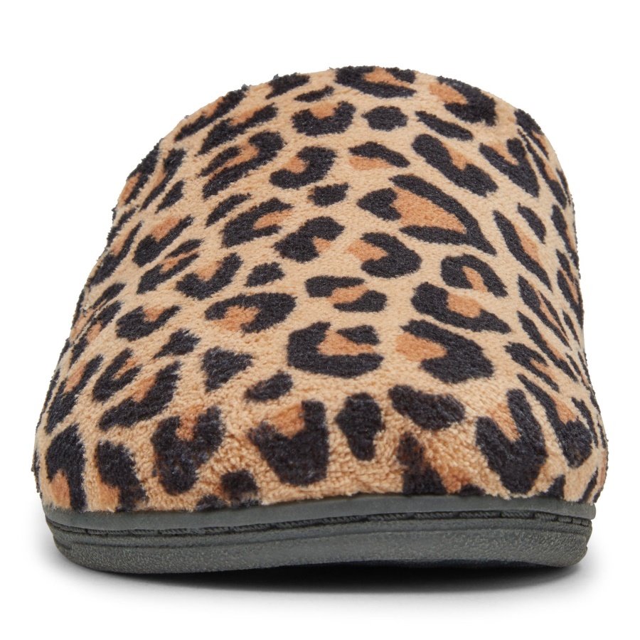 Gemma Slipper Natural Leopard Vionic